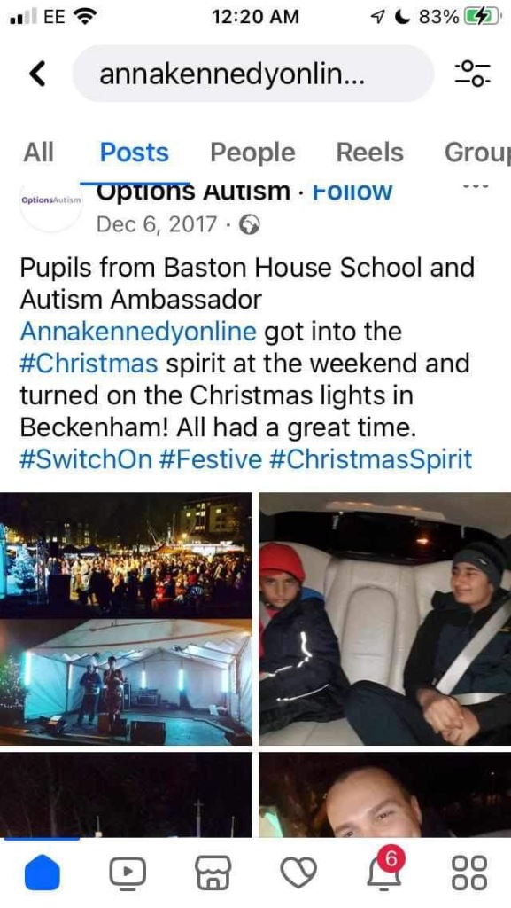 Options AutIsm • FolloW
Dec 6, 2017 • 0
Pupils from Baston House School and Autism Ambassador
Annakennedyonline got into the #Christmas spirit at the weekend and turned on the Christmas lights in Beckenham! All had a great time.
#SwitchOn #Festive #ChristmasSpirit
